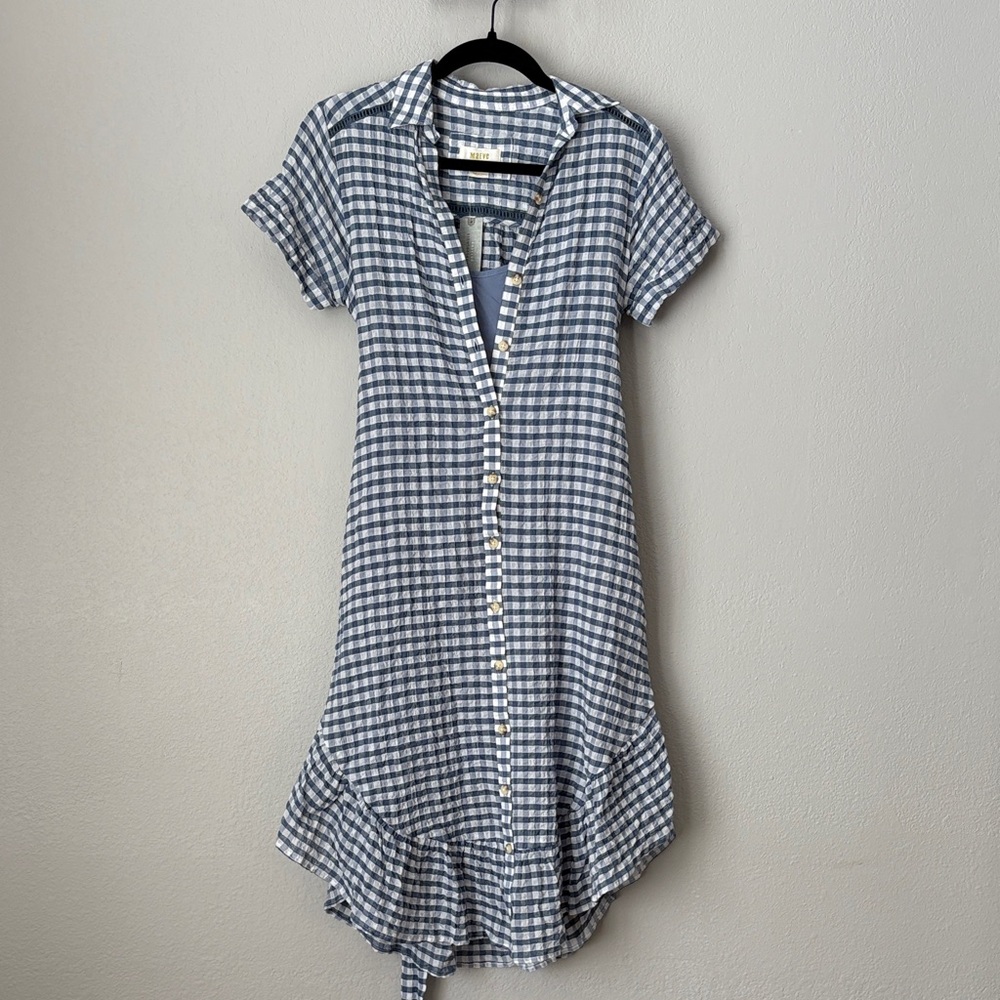 Anthropologie Maeve gingham dress
